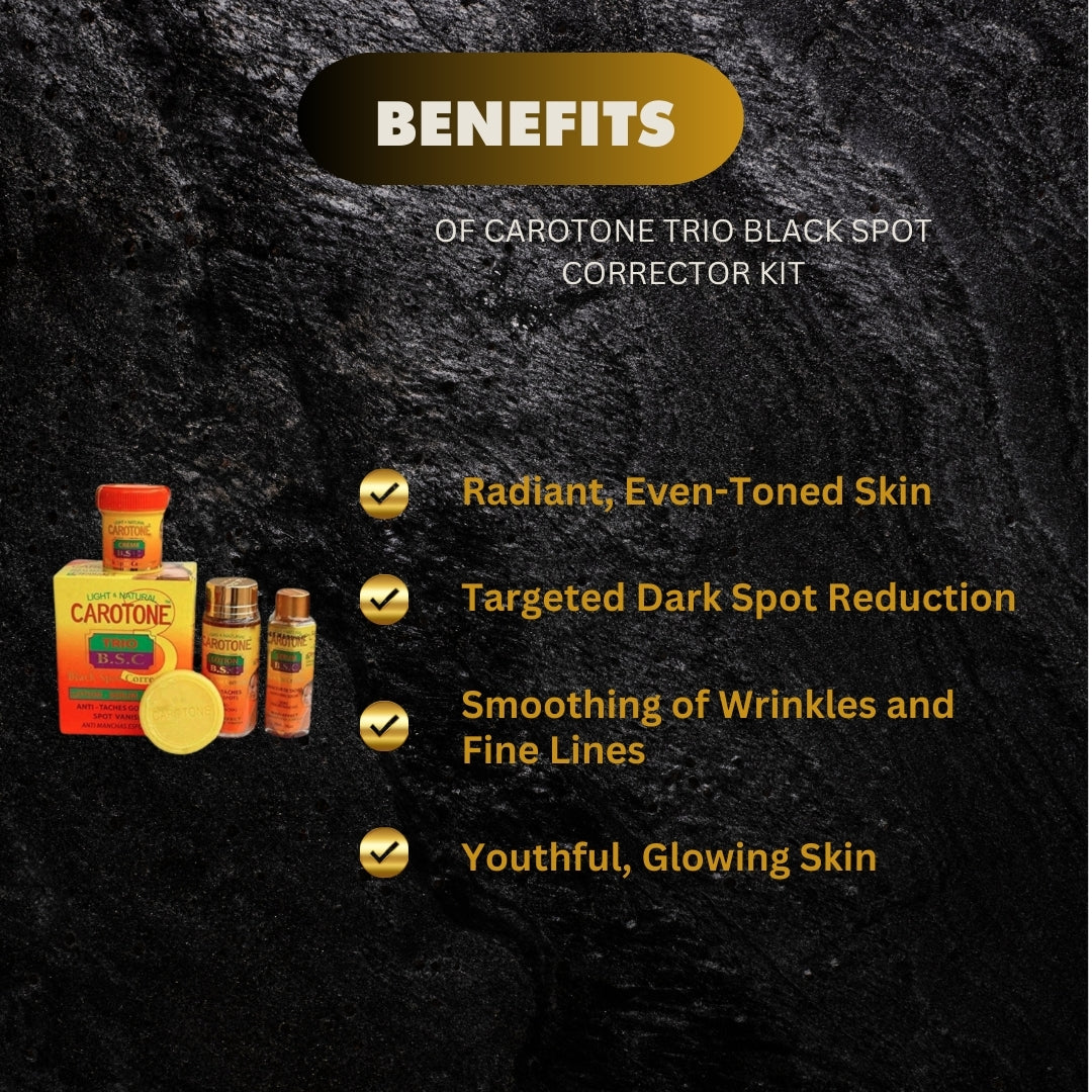 Carotone Trio Black Spot Corrector Kit 4.4 oz