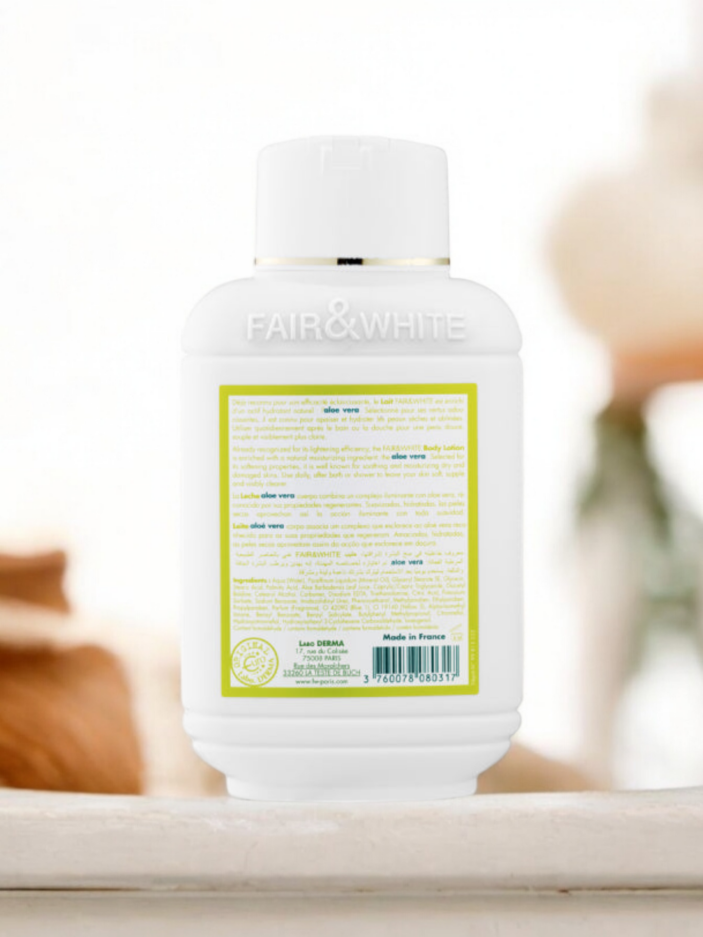 Fair and White Original Aloe Vera Moisturizing Lotion 500ml / 16.90 fl oz