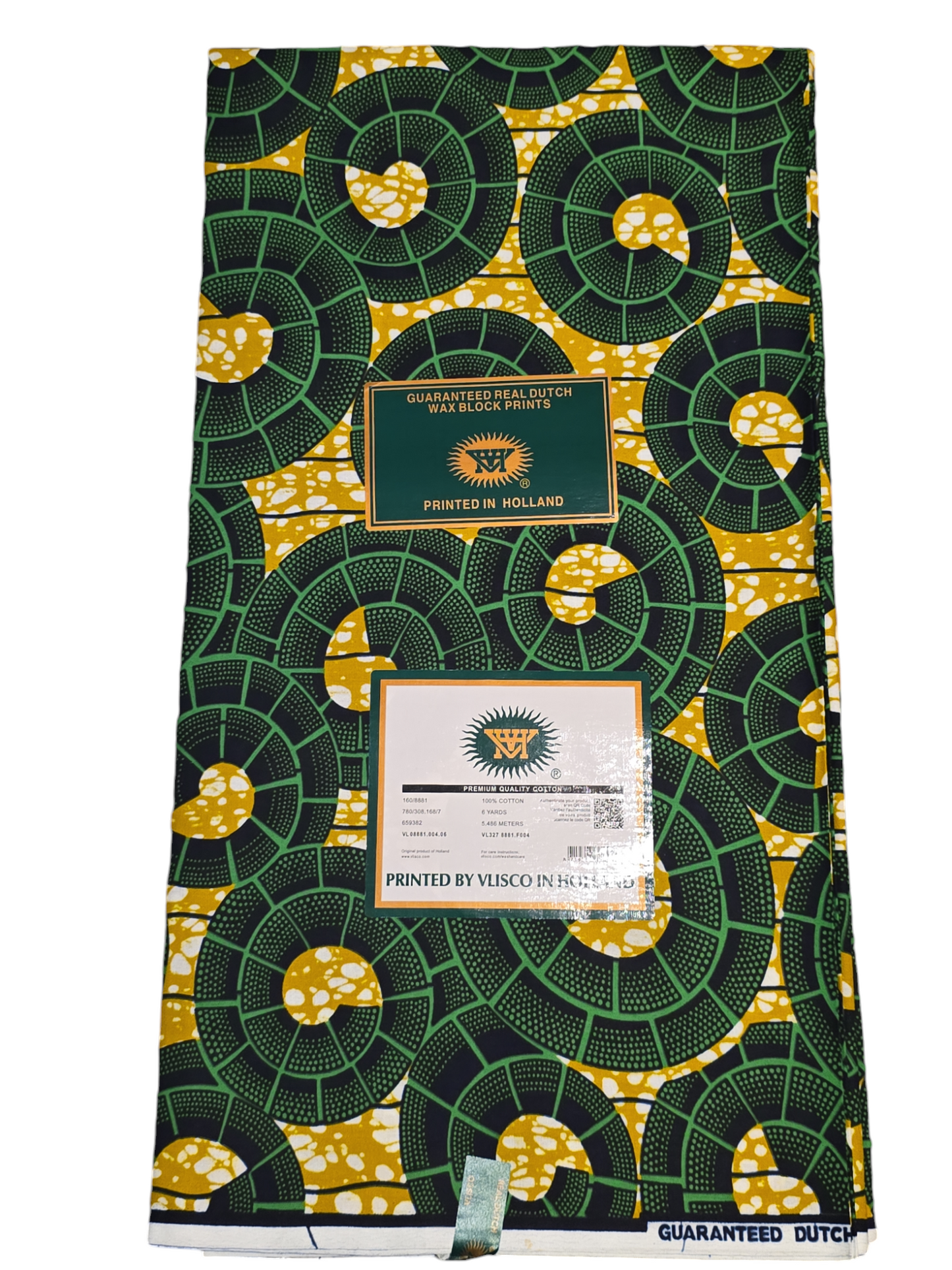 All New 100%Cotton Real Dutch WAX BLOCK PRINTS 6YARDS