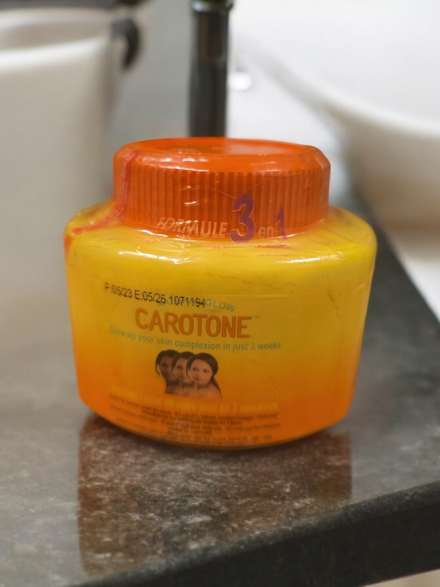 Carotone Brightening Cream Jar 10.1 fl oz