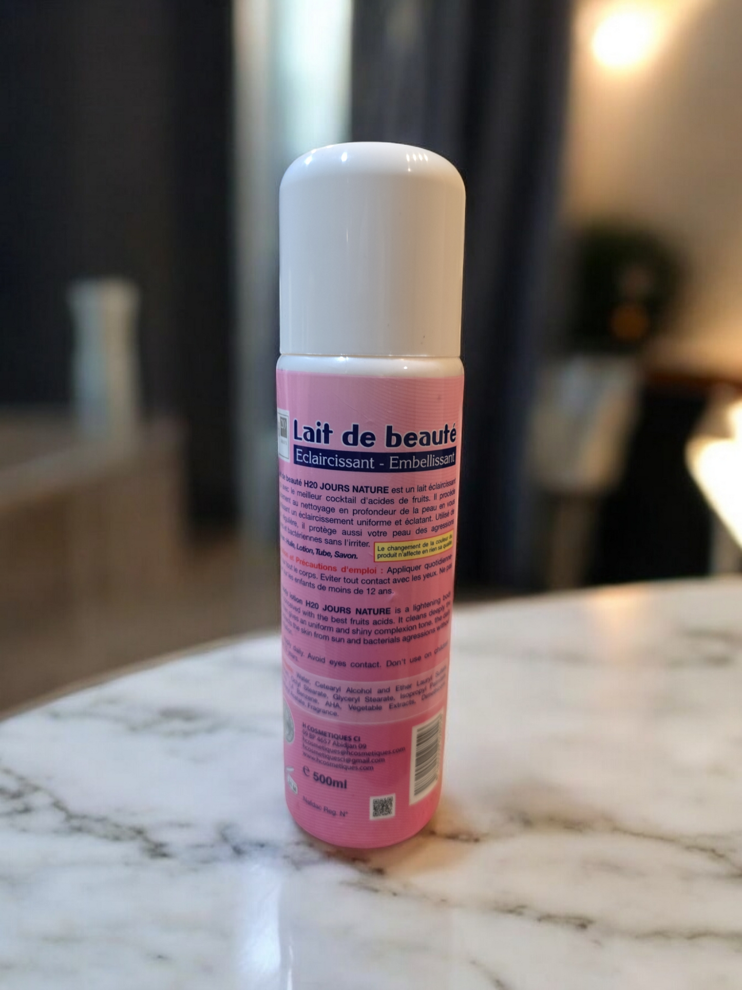 H20 Jours Lait De Beaute Bleaching Body Lotion 500 ml