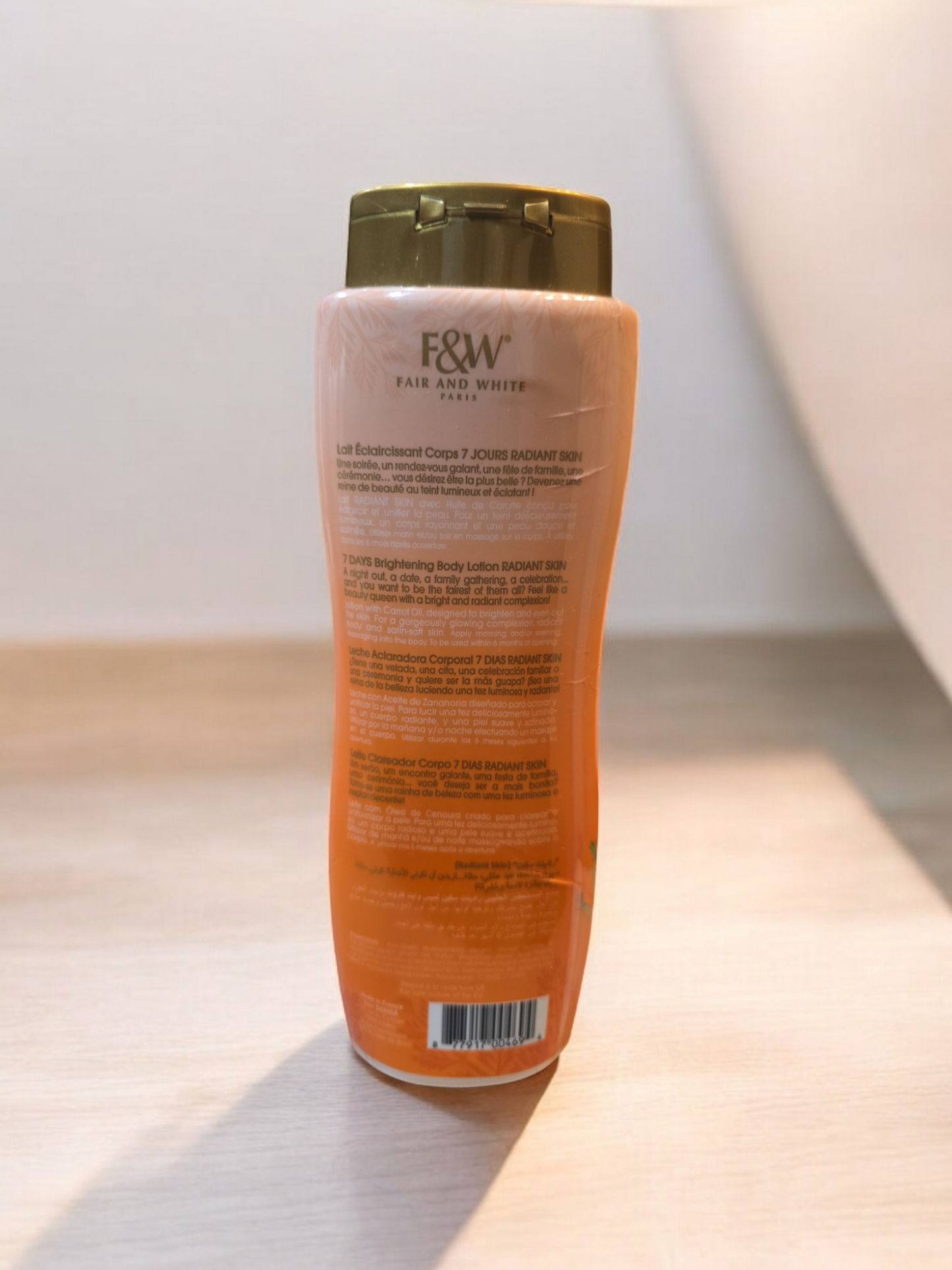 Fair and White Miss White Carrot Brightening Body Lotion 17.6 fl oz