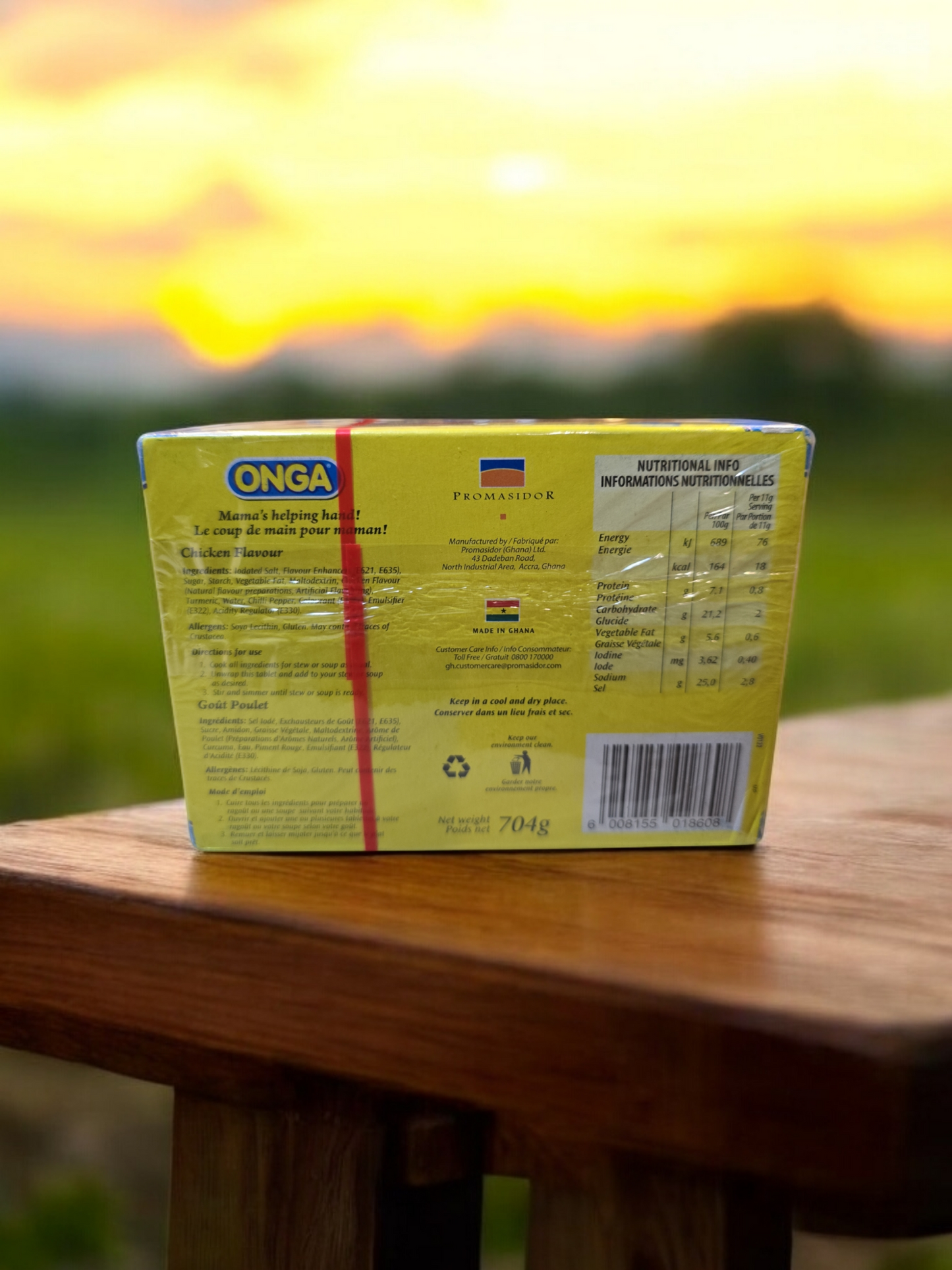 ONGA Chicken Seasoning Cubes 64 x 11g