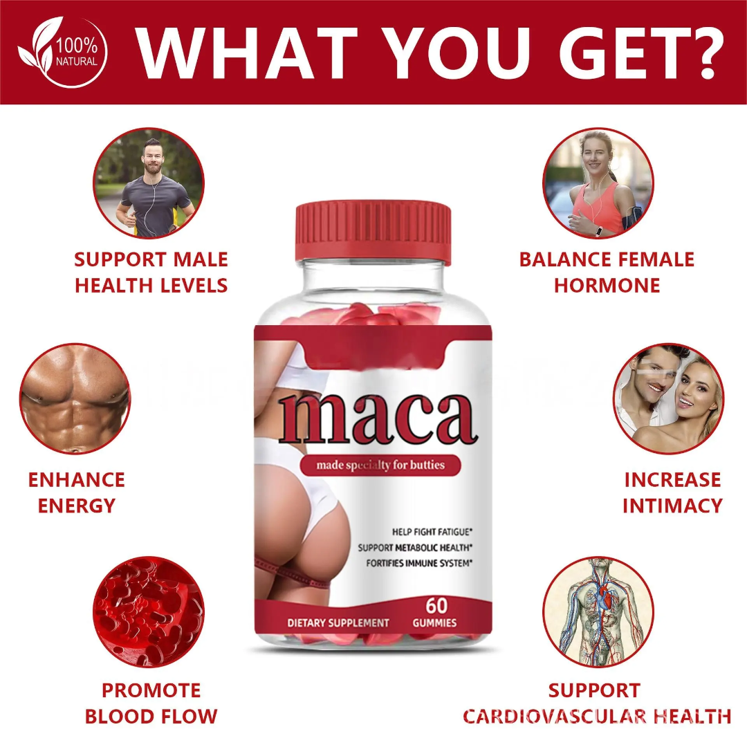 MECCA MADE SPECIALTY FOR BUTTIES ( Dietary Supplements Gummies) 60 count