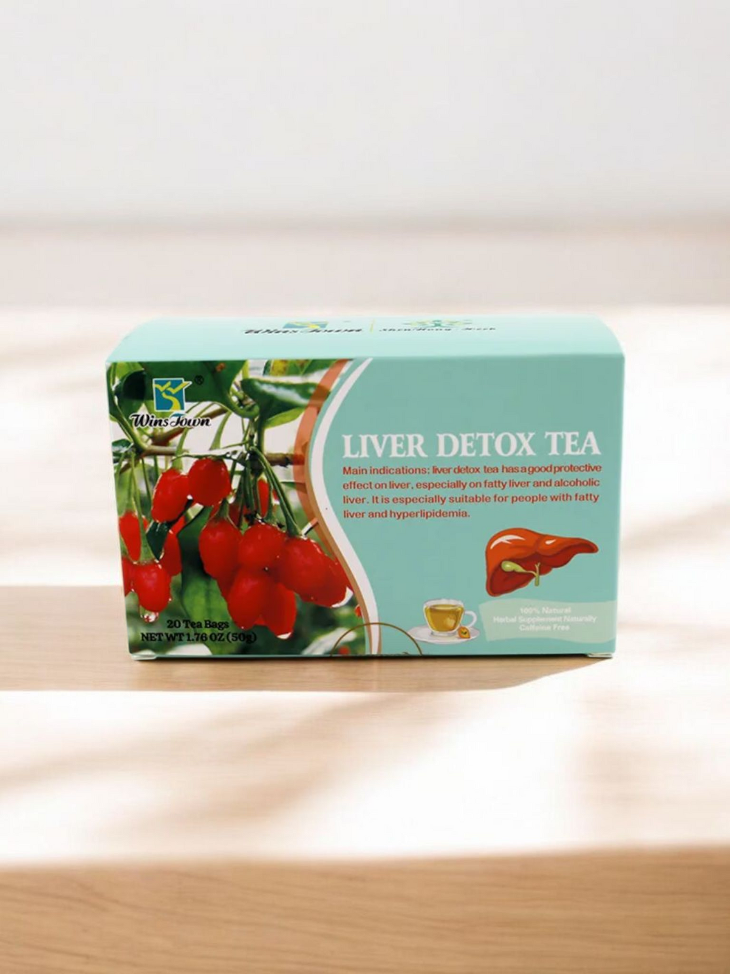 Wins Town Liver Detox Tea 20 Tea Bags 50g