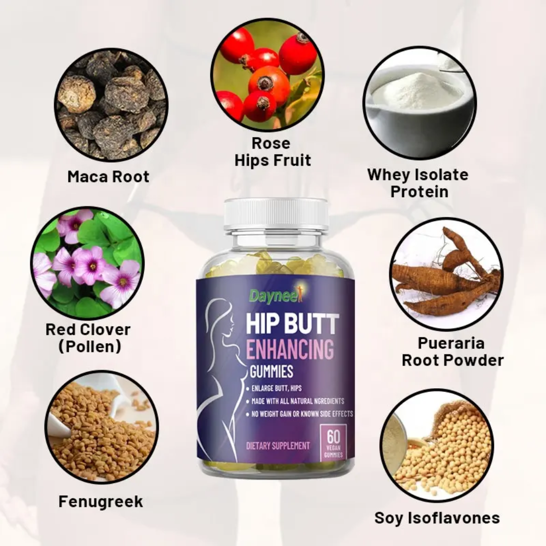Hip Butt Enhancing Gummies 60 count