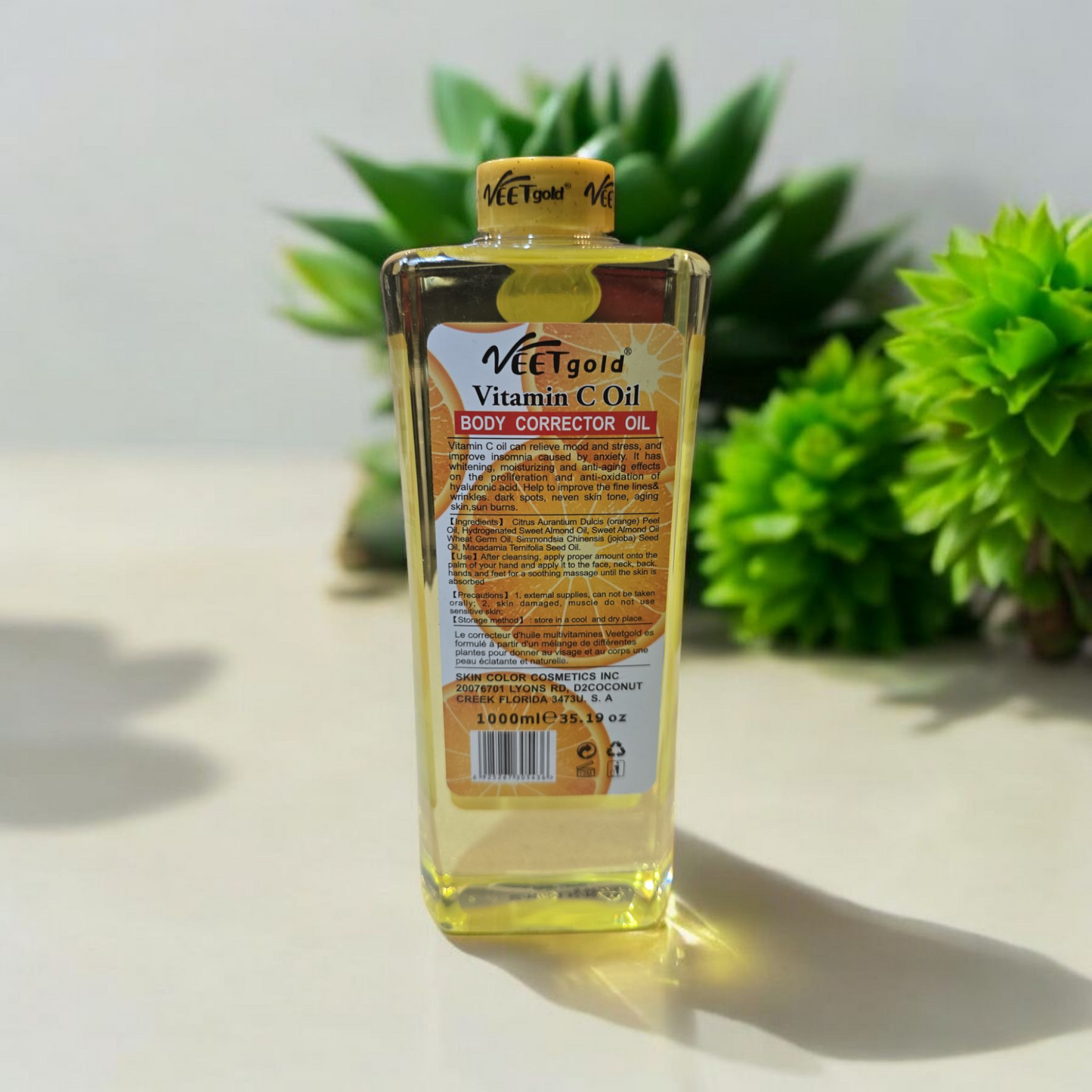 Veet Gold Vitamin C Body Corrector Oil 1000ml