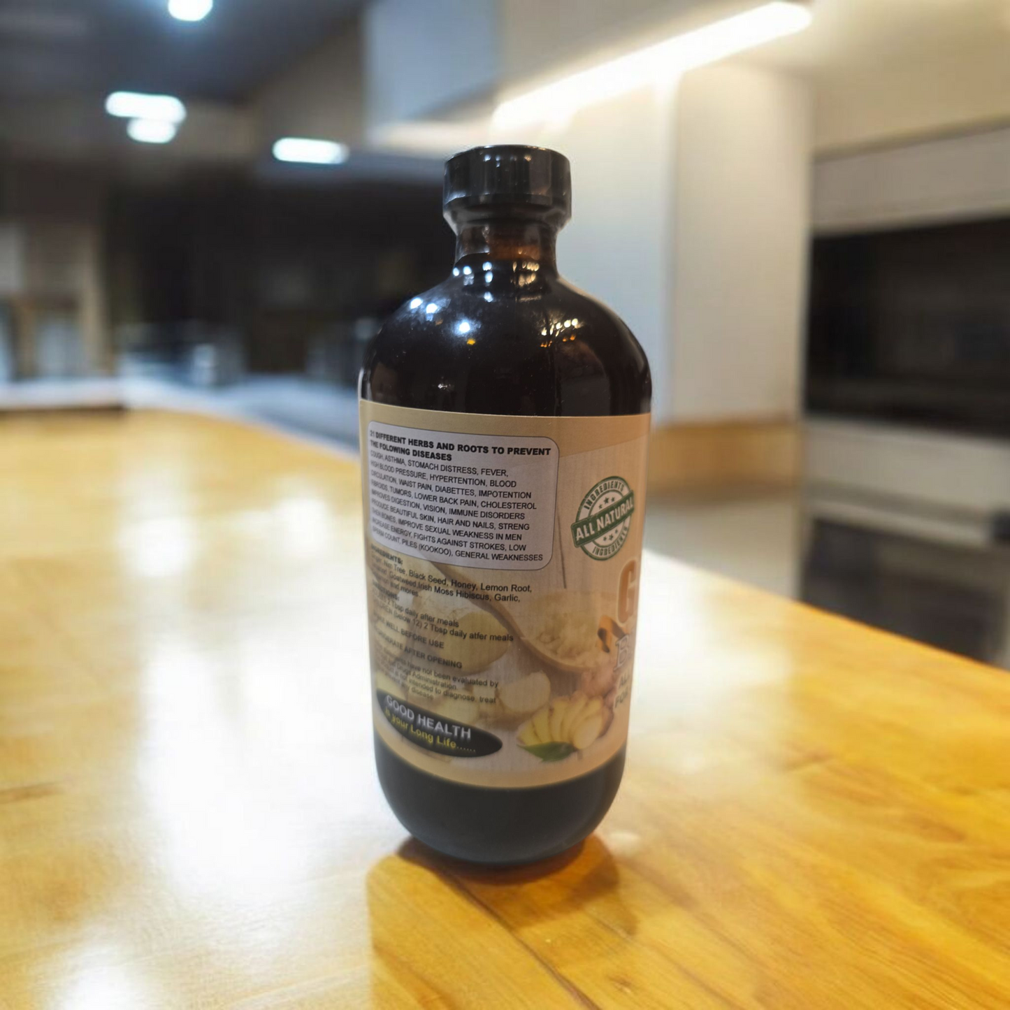 GINGER BITTERS (Colon Cleansing) 16oz