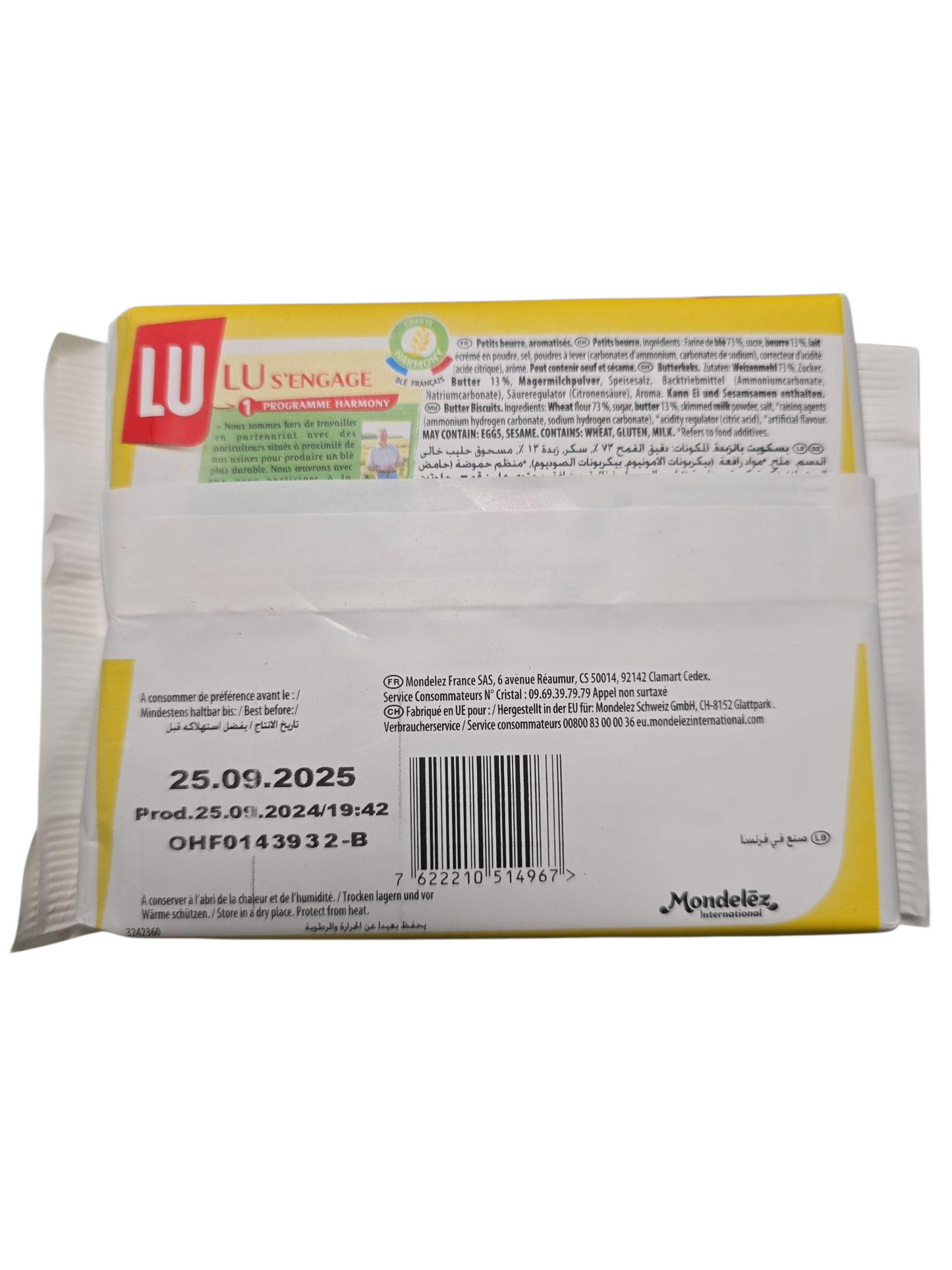 LU Véritable Petit Beurre biscuits 200g