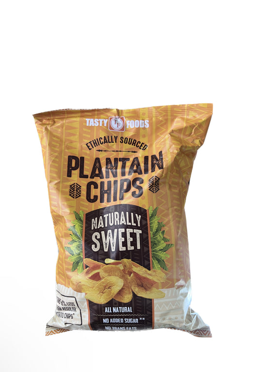 Tasty Foods Ethically Sourced Plantain Chips Naturally Sweet