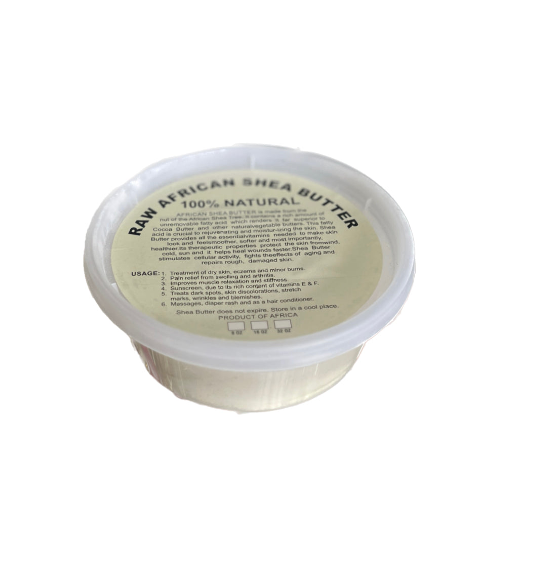 Refined African Shea Butter 100% Natural