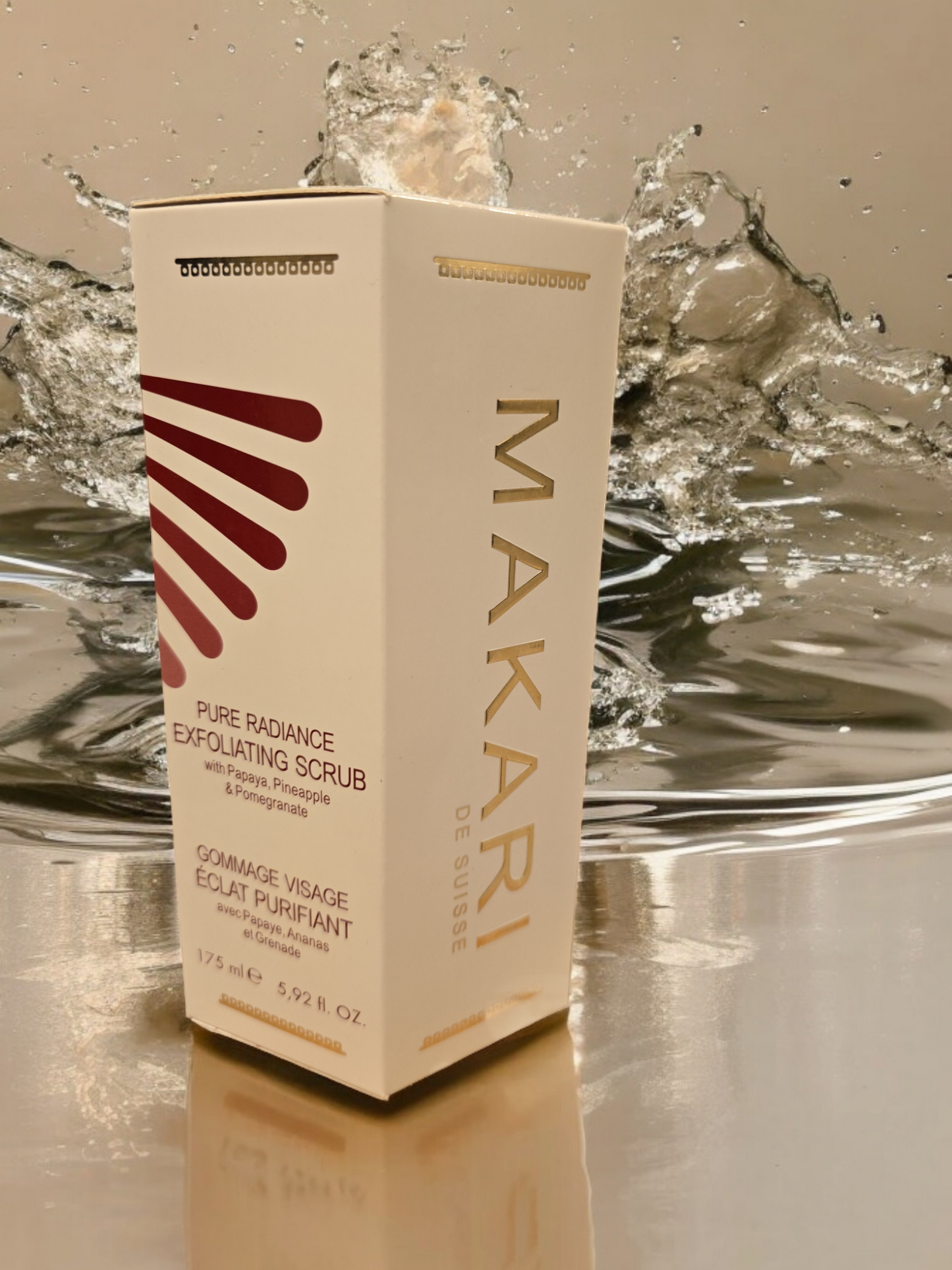 Makari Pure Radiance Exfoliating Scrub With Pomegranate Enzymes 5.92 oz