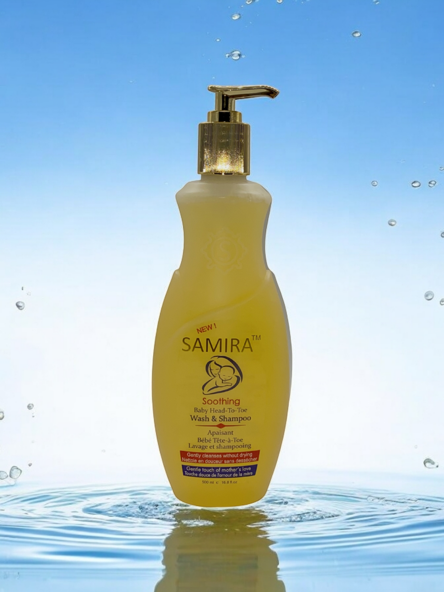 Samira Soothing Baby Head-to-Toe Wash & Shampoo 16.8 fl oz / 500ml