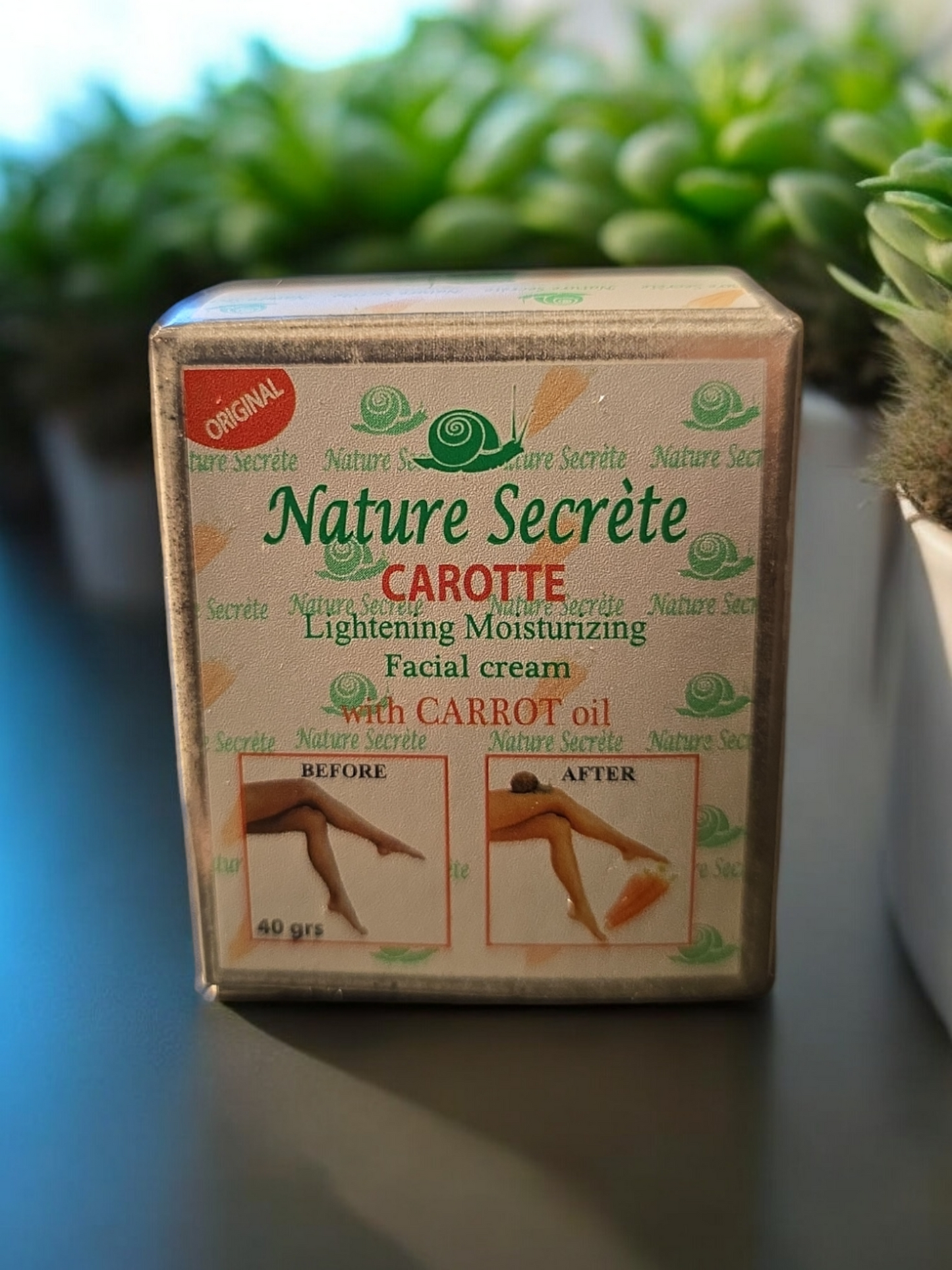 Nature Secréte Carotte Lightening Moisturizing Facial Cream 40g