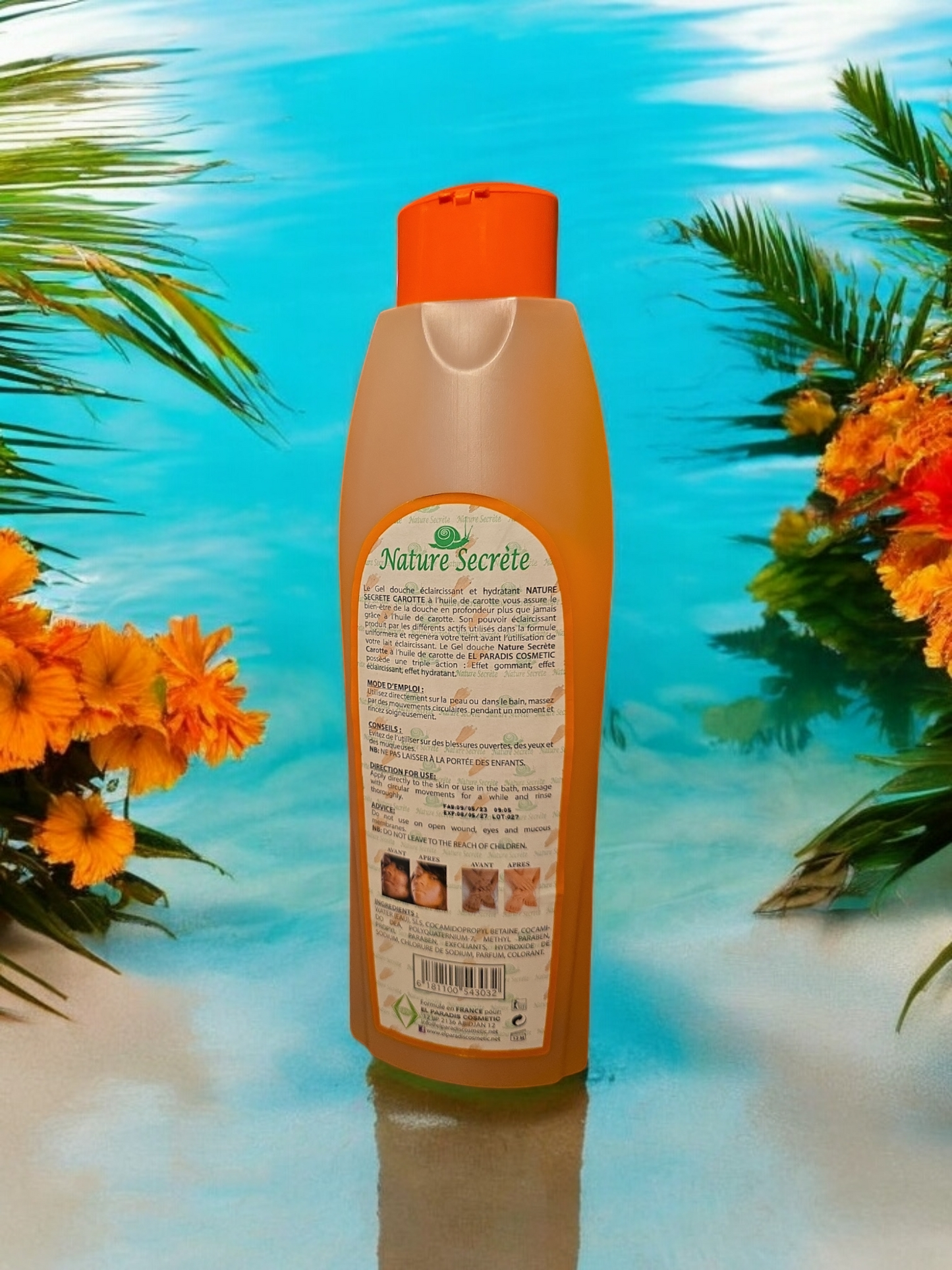 Nature Secréte Carrot Shower Gel 3 in 1 650ml