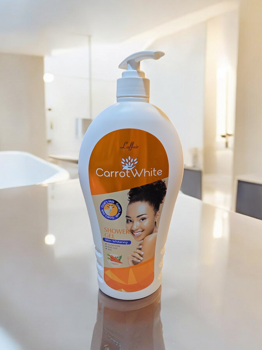 L'affair Carrot White Shower Gel  Skin Whitening  Goat's Milk 1200ml