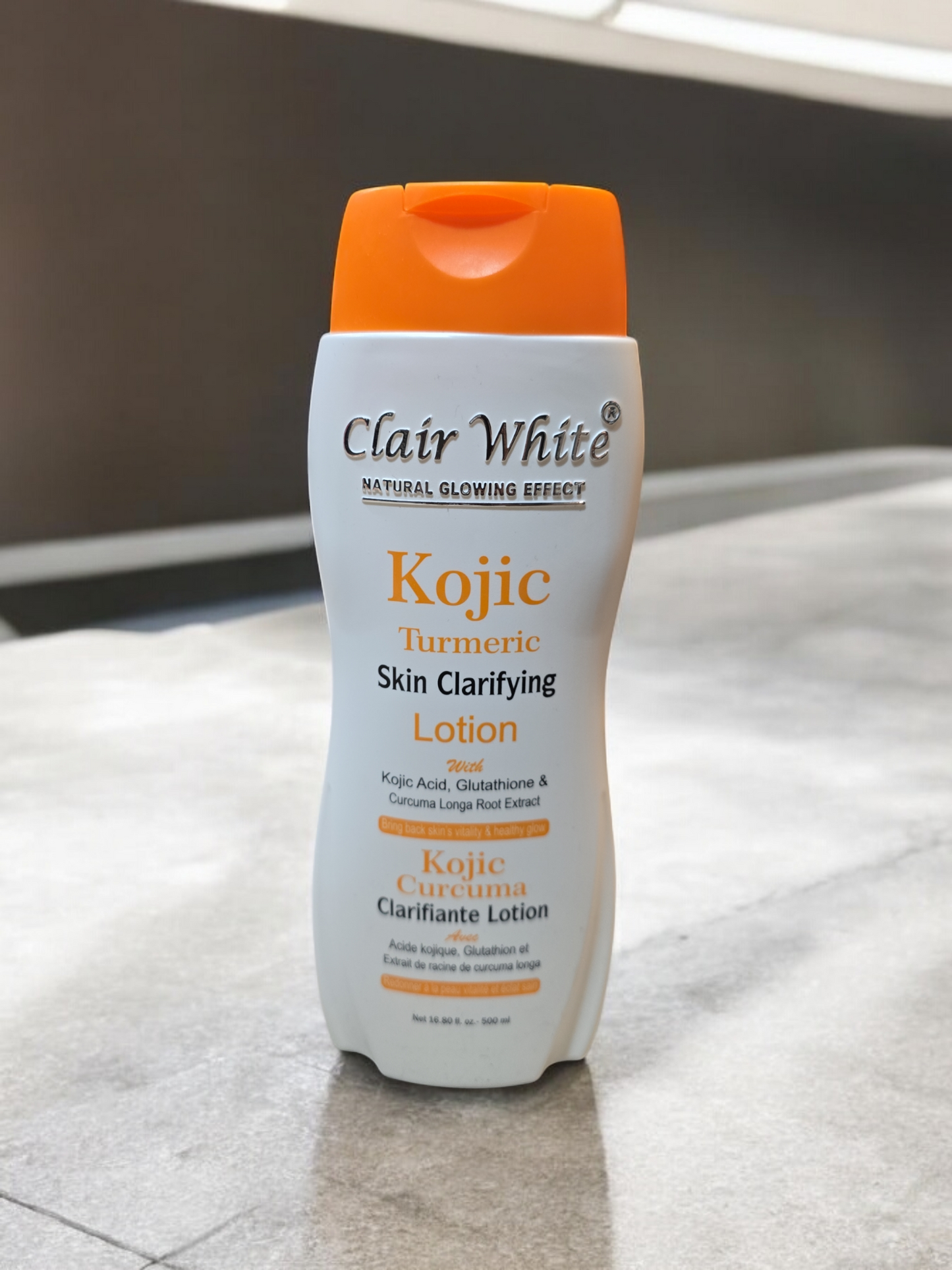 Clair White Kojic Turmeric Lotion Natural Glowing Effect 16.8 oz