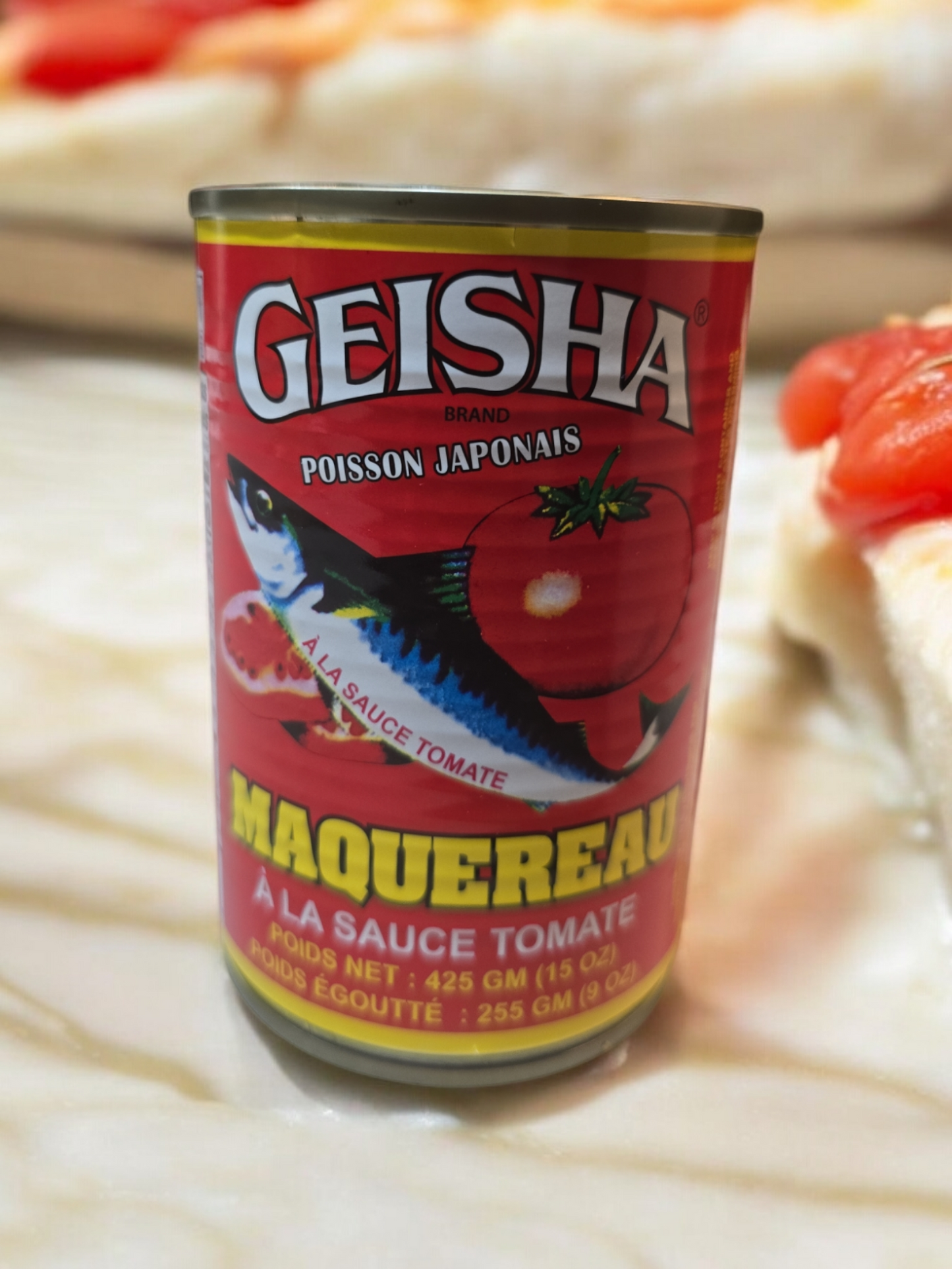 GEISHA MACKEREL IN TOMATO SAUCE 15OZ