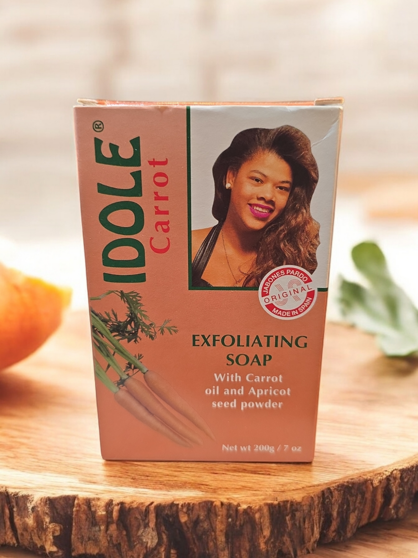 IDOLE Exfoliating Carrot Bar Soap 7 oz