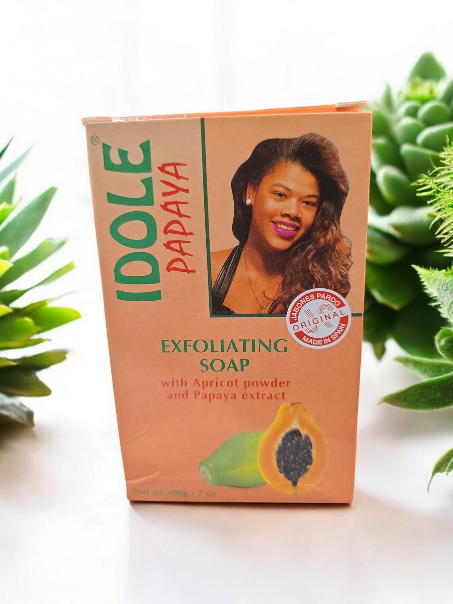 Idole Papaya Exfoliating Soap 7oz / 200g