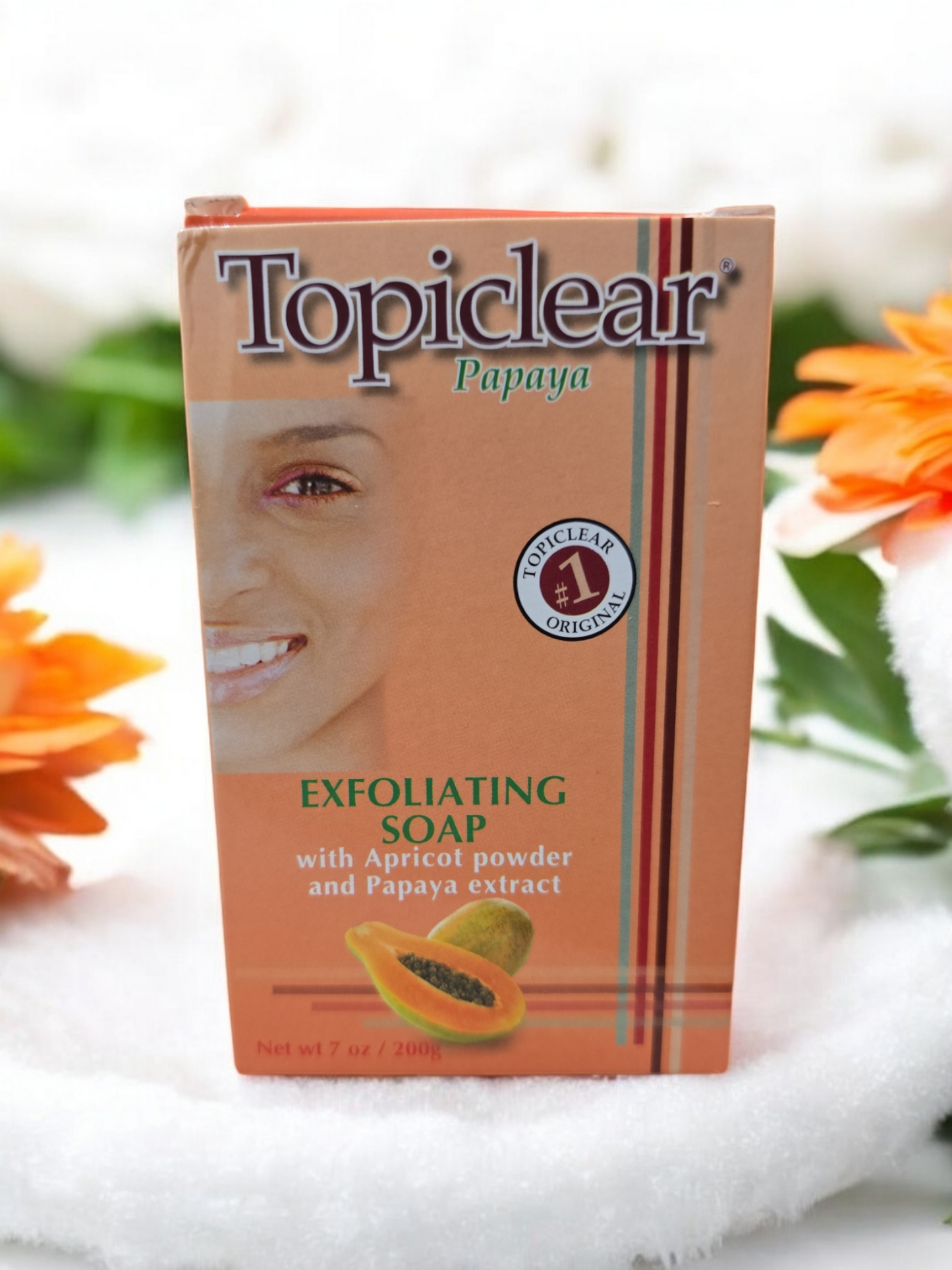 Topiclear Papaya Exfoliating Soap 200g