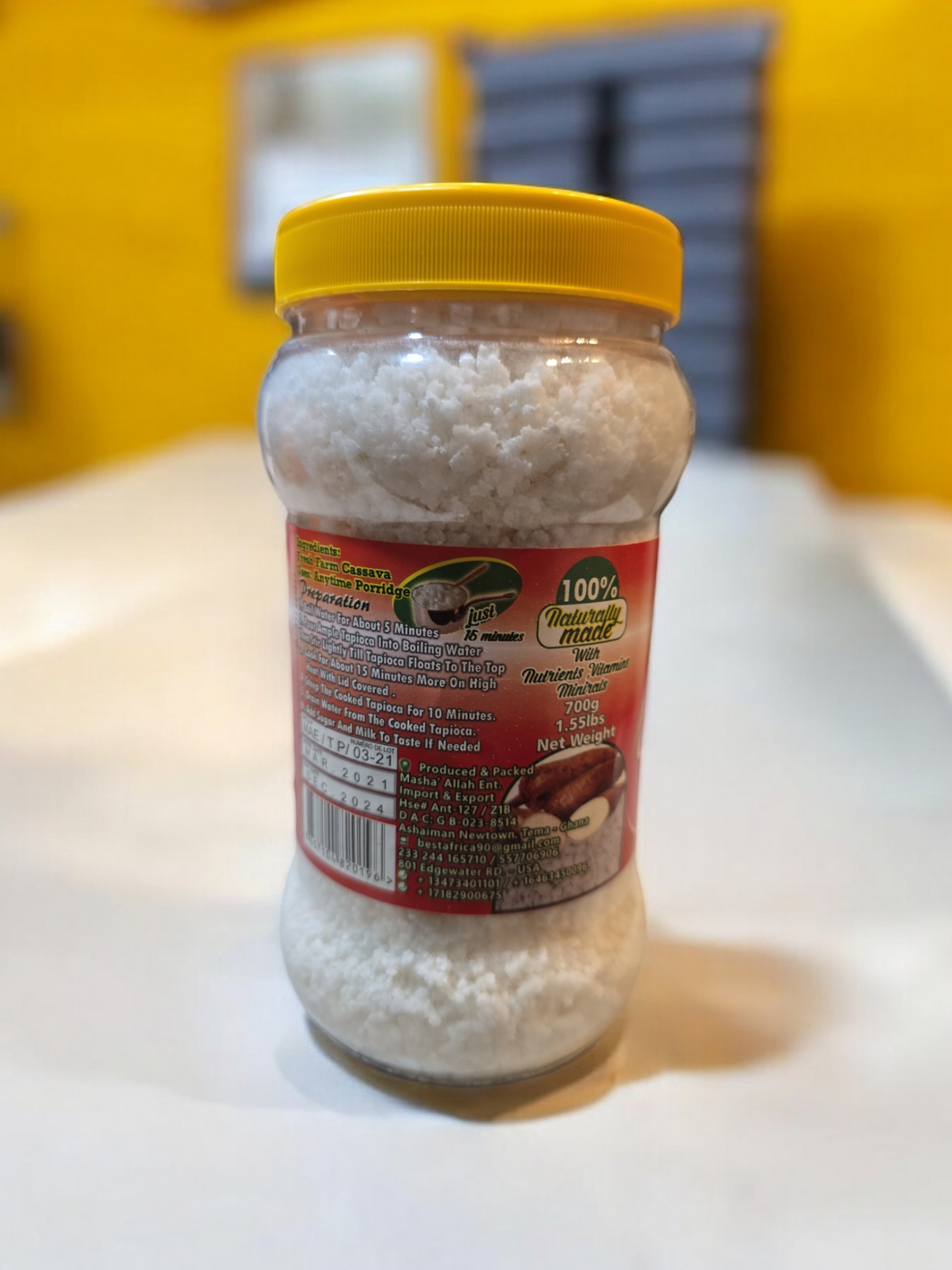 Best African Tapioca/Cassava 700g