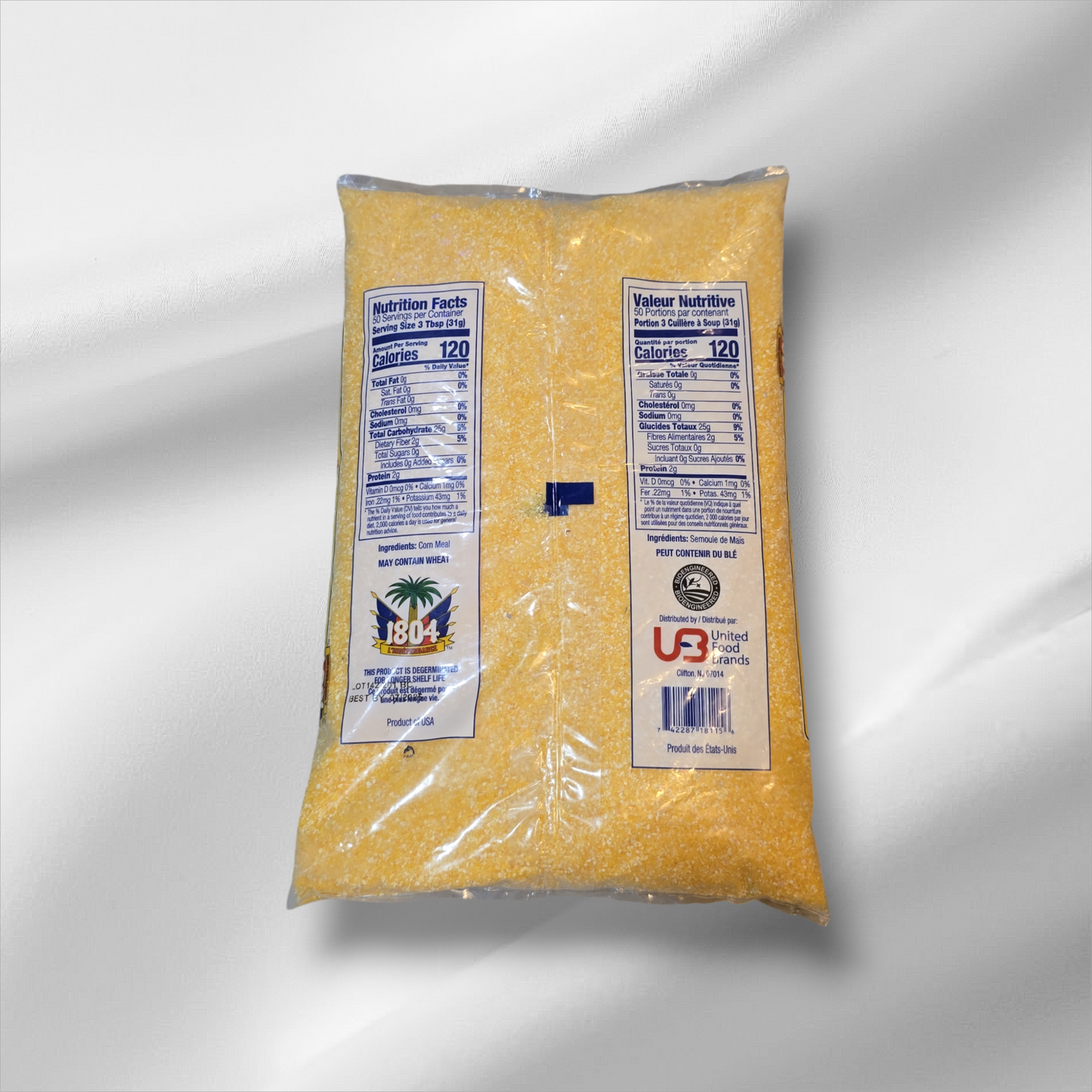 Semoule de Mais / Yellow Corn Meal 3.5lbs