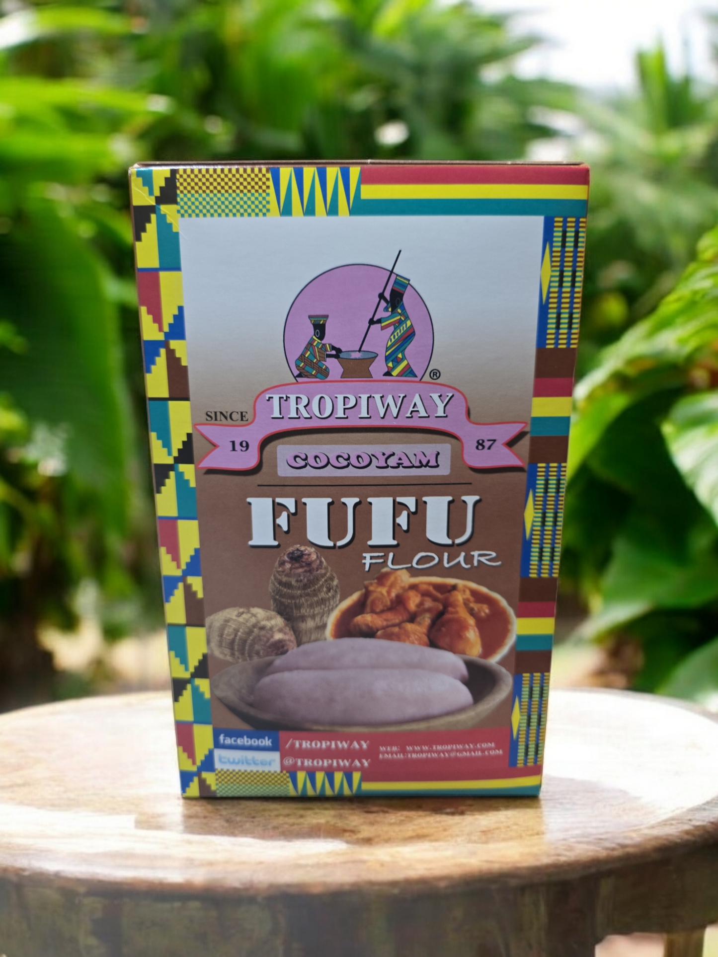 Tropiway Cocoyam Fufu Flour 24 oz