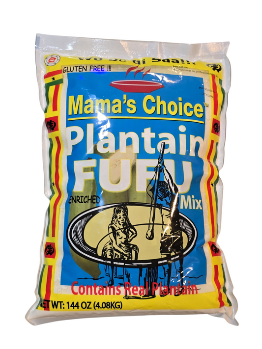 Mama's Choice Plantain Fufu Mix 144 oz ( 4.08 kg )