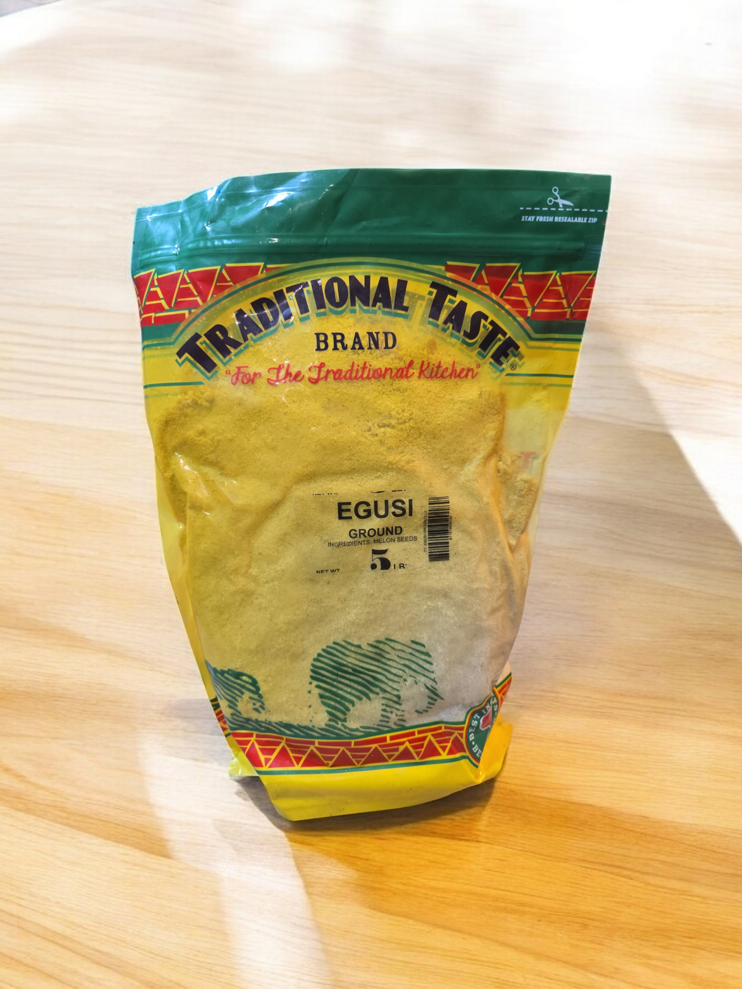 Traditional Taste Ground Egusi ( Melon Seeds ) 5lb