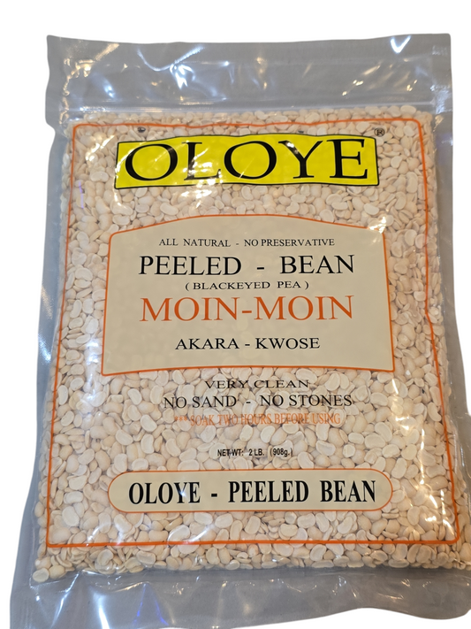 OLOYE PEELED BEANS ( Moin-Moin ) 2lb