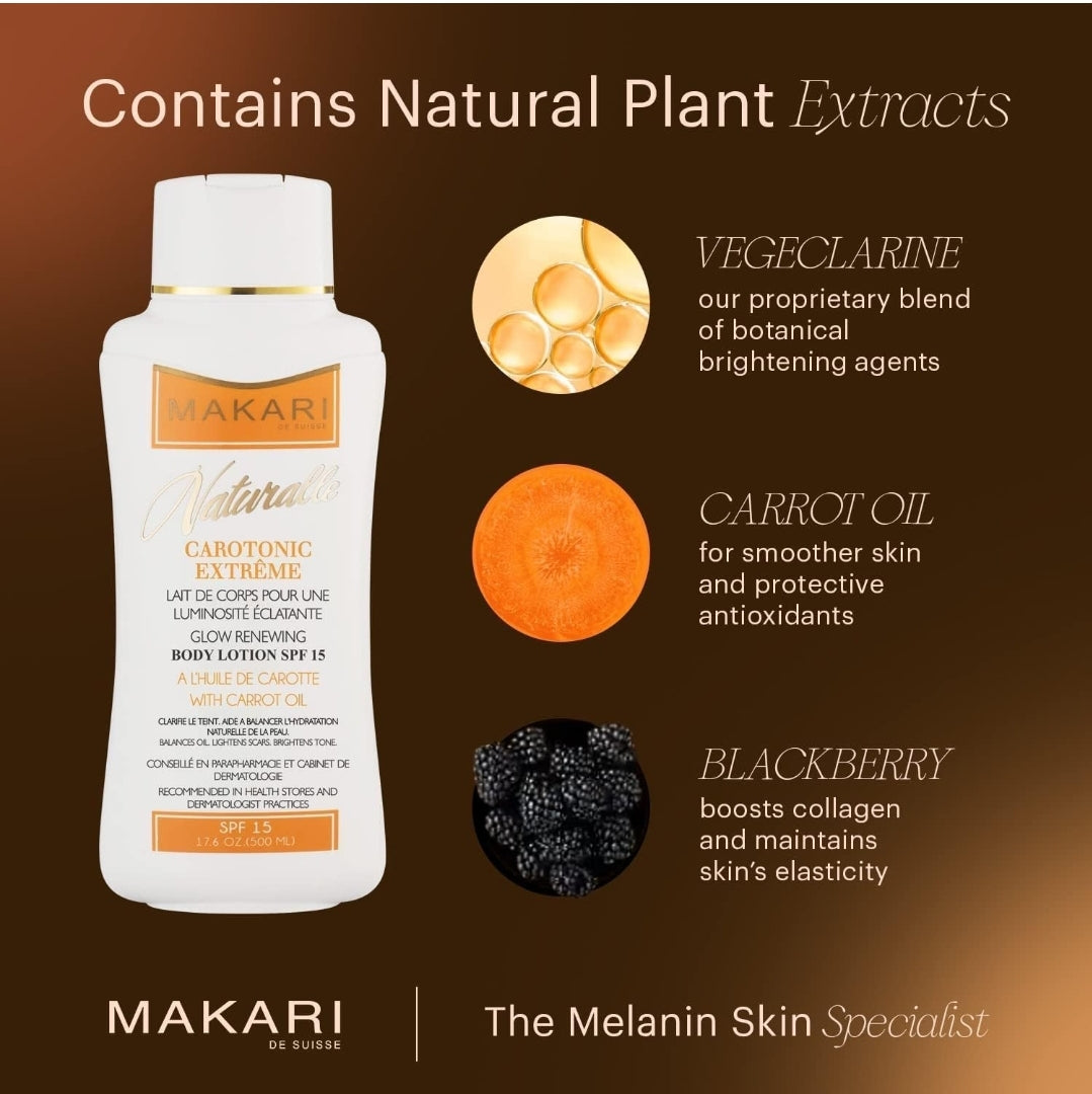 Makari Naturalle Carotonic Extreme Glow Renewing Body Lotion 500ml