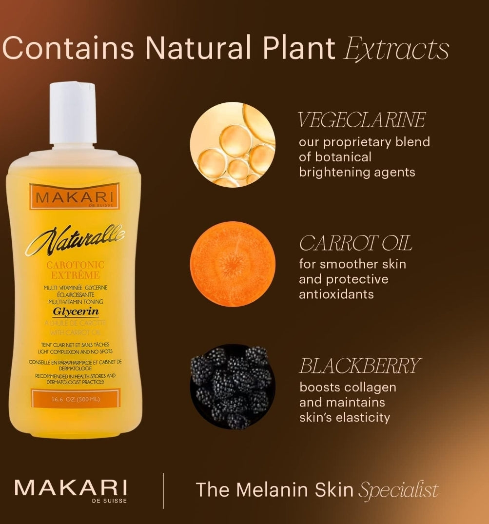 Makari Naturalle Carotonic Extreme Multivitamin Toning Glycerin 16.6 oz