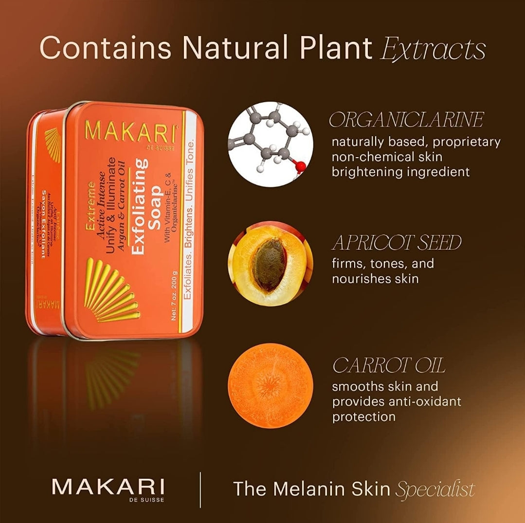 Makari Extreme Argan & Carrot Oil Multi Function Soap 7 oz