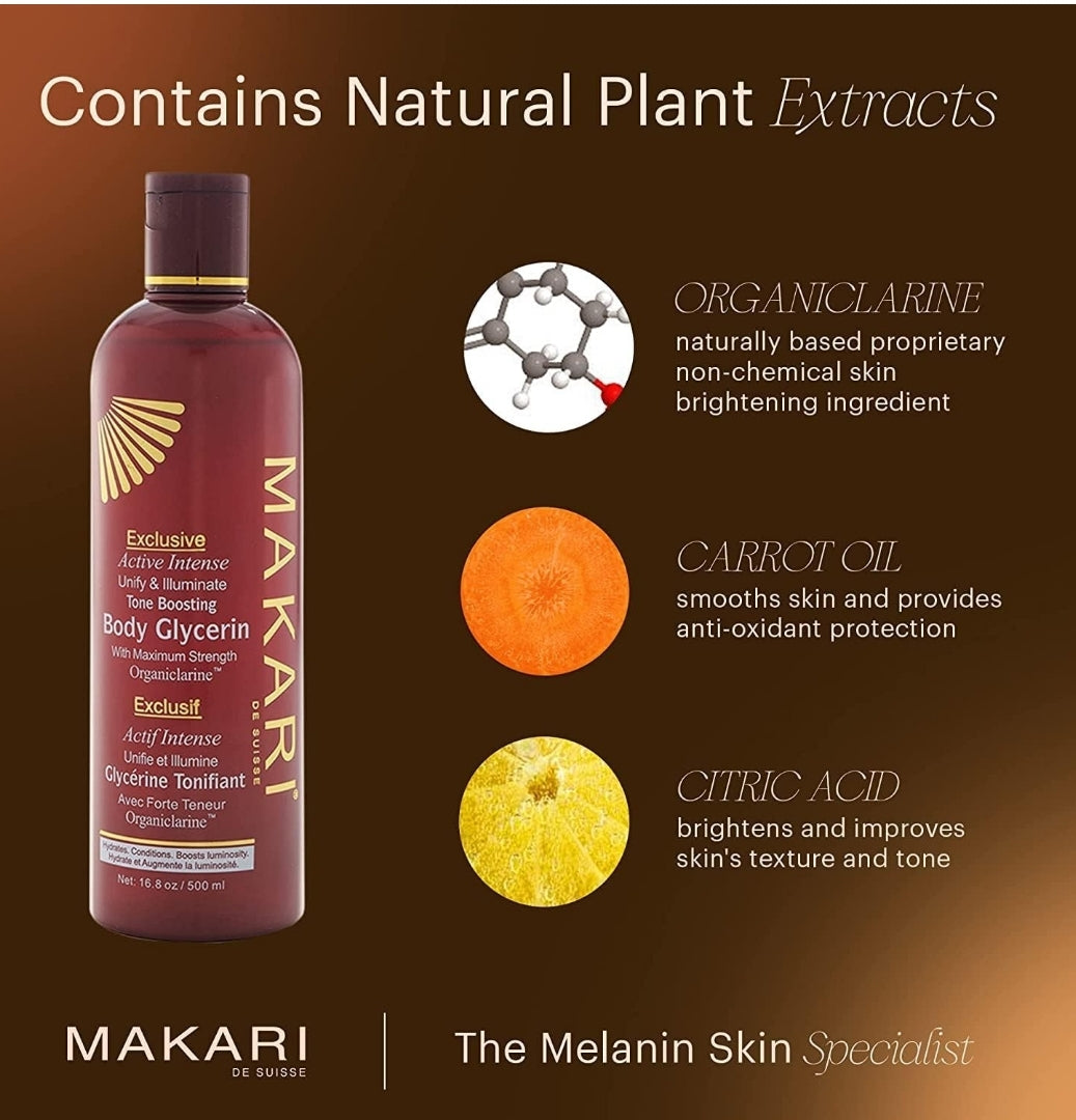 Makari Exclusive Tone Boosting Body Glycerin 16.8 fl oz