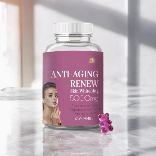 ANTI-AGING RENEW SKIN WHITENING 5000MG GUMMIES 60 Count