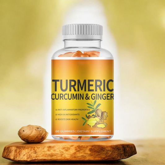TURMERIC CURCUMIN & GINGER GUMMIES 60 Count