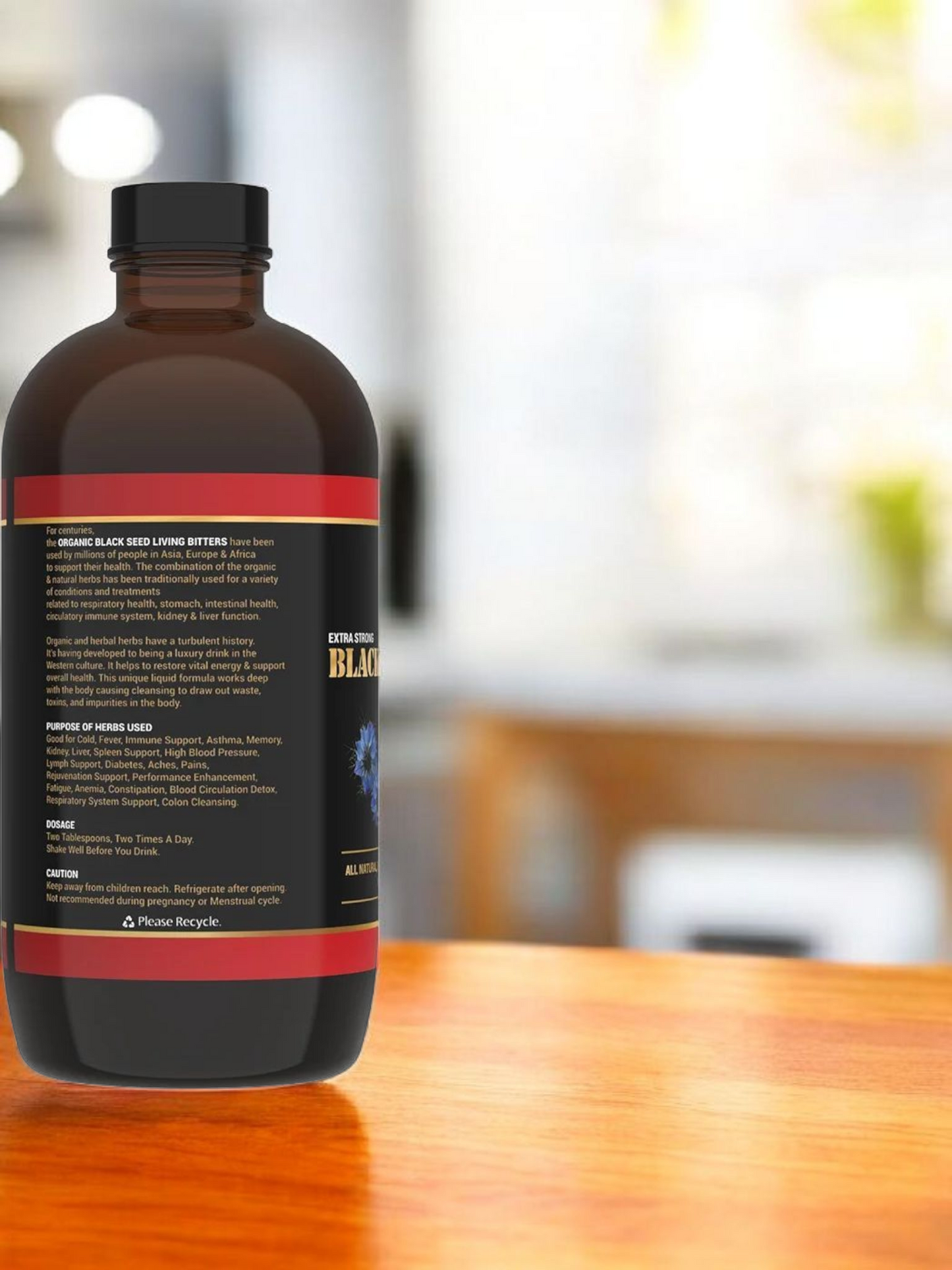Mandingo Extra Strong Black Seed Bitters 16 oz