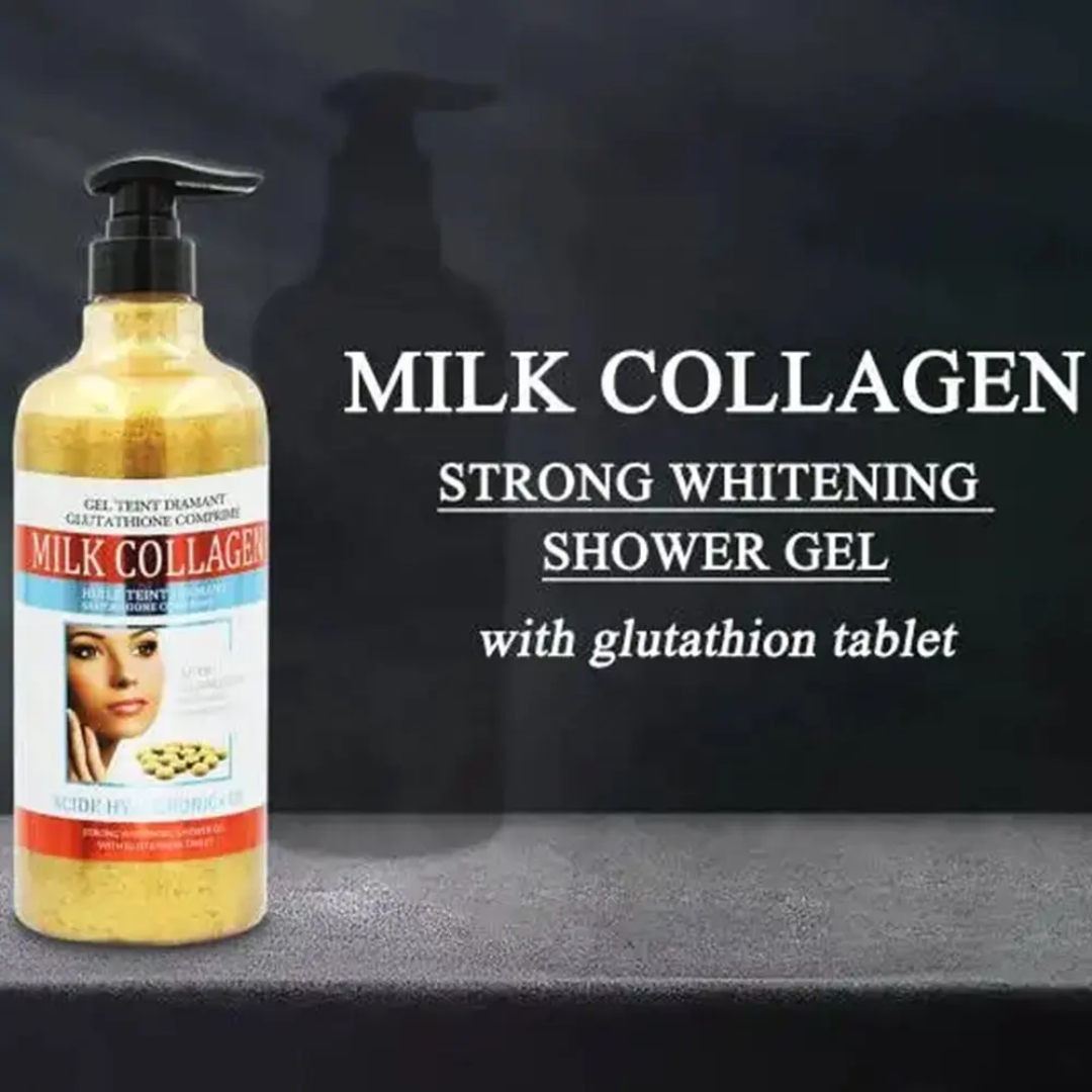 Milk Collagen Gel Teint Diamant, a strong whitening shower gel 1000ml