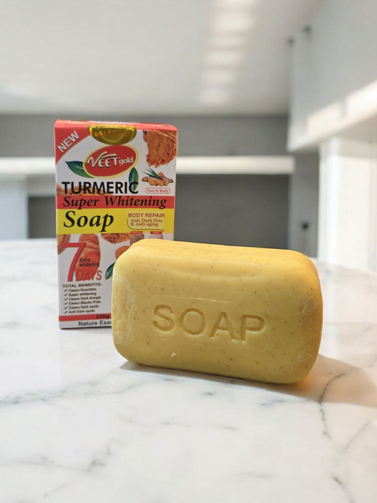 Veet Gold Turmeric Super Whitening Soap 250g